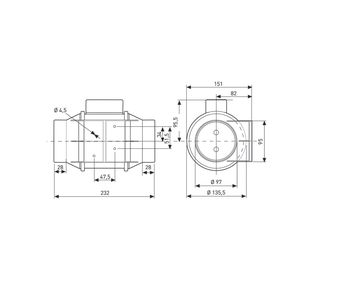 TD-160/100 N SILENT cevni ventilator