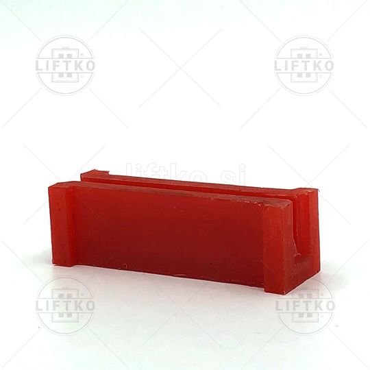 Trgovina/1001_Vlozek-vulkolan-80x22x31mm-vodilo-6mm-IMP_Guide-Shoe-Insert-Vulkollan-80x22x31mm-Guide-6mm-IMP