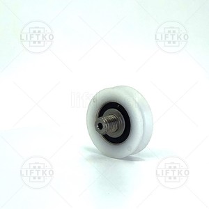 Top Door Roller Ø48x14/10mm, Round Groove, M12 FERMATOR