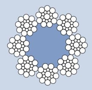 Vrv jeklena nosilna Ø10mm, 8x19S, NFC, 1370/1770 U sZ DRAKO
