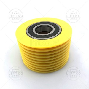 Divertor Pulley Plastic Ø169 9x6,5mm Axle Ø50mm