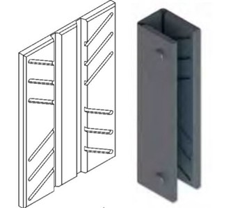 Guide Shoe Insert for Guide Jaw 175x35x50mm, Guide 16mm ACLA