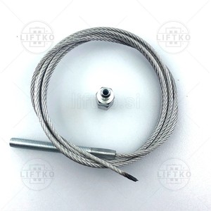 Vrv vrat Ø3mm z navojem M8, L=2000mm WITTUR/SELCOM