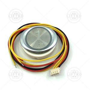 Push Button BUP351, Blue, Embossed, Braille SECURLIFT »1«