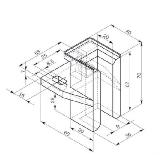 Trgovina/1210_Vlozek-vodilne-celjusti-70x35x40mm-vodilo-9mm-Synergy-TKE_Guide-Shoe-Insert-for-Guide-Jaw-70x35x40mm-Guide-9mm-Synergy-TKE