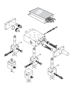 Gasket Set For The Hydraulic Block 3010 1