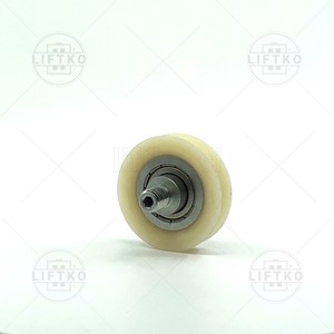 Top Door Roller Ø50x12/9mm, Round Groove, M10 TKE