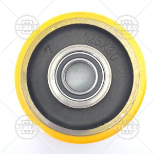 Kolo vodilne čeljusti Ø125x30mm, za os Ø30mm