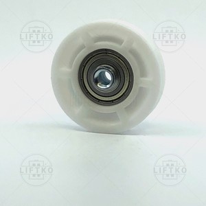 Top Door Roller Ø67x15/10mm, Round Groove, M10 PRISMA