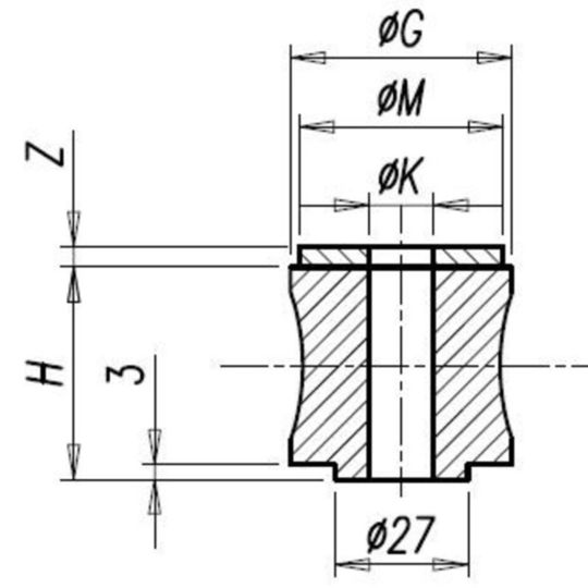 Trgovina/1309_Blazilec-za-obesni-vijak-9-11mm-CF2-T-PFB_Schock-Absorber-for-Rope-Anchorage-9-11mm-CF2-T-PFB_1