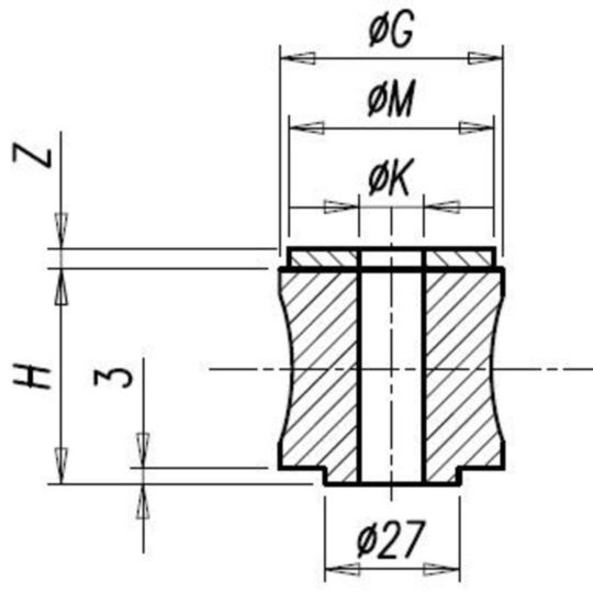 Trgovina/1310_Blazilec-za-obesni-vijak-12-14mm-CF3-T-PFB_Schock-Absorber-for-Rope-Anchorage-12-14-mm-CF3-T-PFB_1