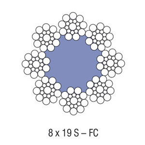 Vrv jeklena nosilna Ø9mm, 8x19S, NFC, 1370/1770 U sZ S DRAKO