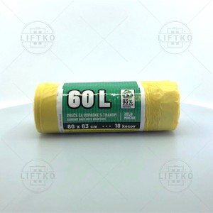 Scented garbage bags with drawstring 60L (60x63)