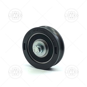 Top Door Roller Ø60x17/11mm, Round Groove, M6 SEMATIC