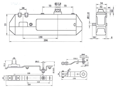 Door Lock Single BPV-1K Left