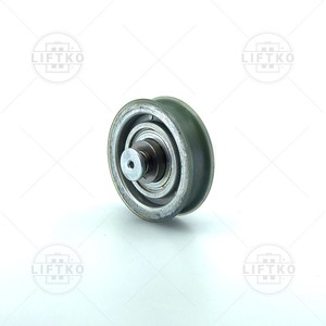 Top Door Roller Ø76x20/16mm, Round Groove, M8 OTIS