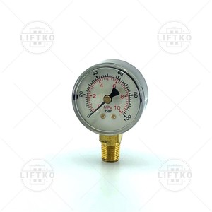 Manometer 0:100bar radialen G1/4