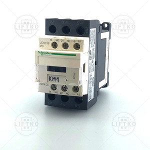 Contactor LC1D38MD 18,5 KW 220VDC SCHNEIDER