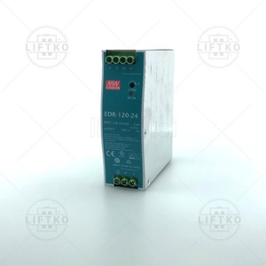 Power Supply Unit EDR-120-24 MEAN WELL 24V 5A