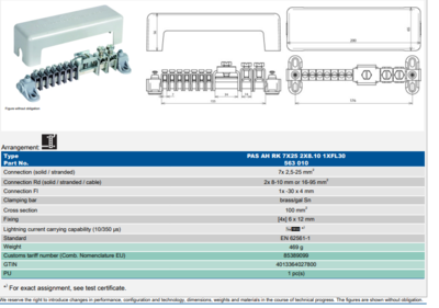 Potential Equalization Collector R15