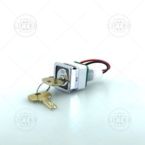 Key Switch CHROMO 9019, Red IRIMAR
