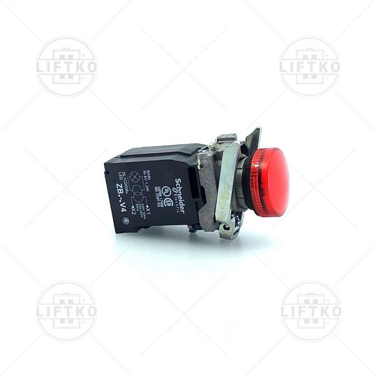 Trgovina/1915_Svetilka-LED-rdeca-komplet-M22-SCHNEIDER_LED-Lamp-Red-Set-M22-SCHNEIDER