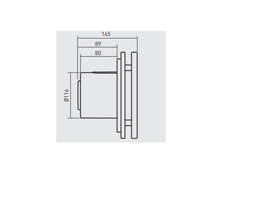 SILENT 300 CZ Design kopalniški ventilator 