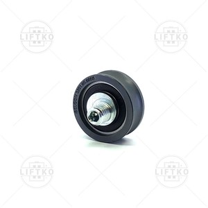 Bottom Door Roller Ø43x16/10mm, Round Groove, M12 WITTUR/SELCOM