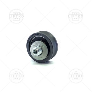 Bottom Door Roller Ø43x16/10mm, Round Groove, M12 WITTUR/SELCOM