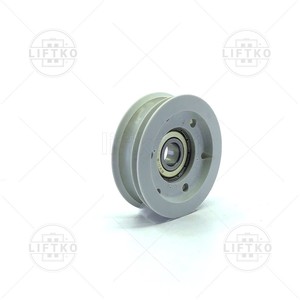 Kolo vrvi in tekalno vrat Ø65x21/8,5/5,5mm, 2x polkrožni utor, za os Ø12mm MEILLER