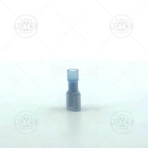 Full Insulated Female Disconnector 2,5 mm^2, 6,3x0,8 mm, blue