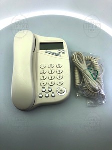 Telefon vrvični DISPLAY CP-187, bele barve