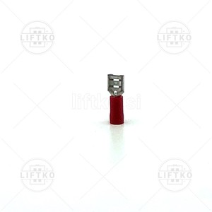 Kontakt natični izoliran 1,5 mm^2, 6,3x0,8 mm, rdeč