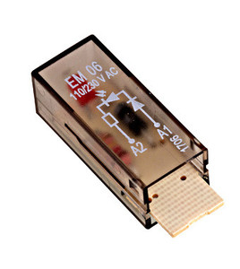 LED plug-in module, red, 110-230V AC, EM06 SCHRACK