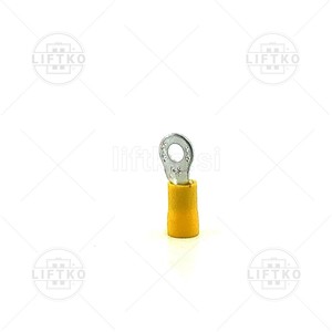 Ring Terminal, Insulated, 6mm^2 x M4