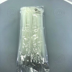 Cable Tie 200x4,8mm, White, 100 pcs