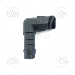 Angle Connector PVC For Oil 3/8” ALGI