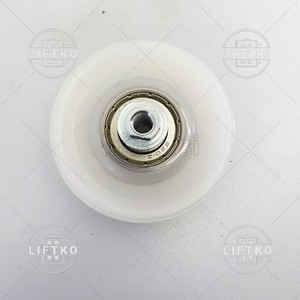 Kolo tekalno vrat Fi68x14/9,5mm, polkrožni utor, za os Fi12 TKE