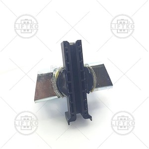 Vodilna čeljust z vložkom 123x33x31mm, vodilo 9 mm T600, PFB