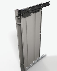 Shaft door 01/C 800x2000 Augusta EVO Scotch brite  WITTUR