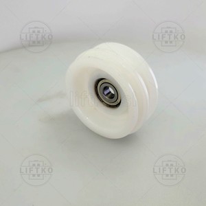 Top Door Roller Ø70x26/10mm, Rectangular Groove, For Axle Ø10mm KONČAR