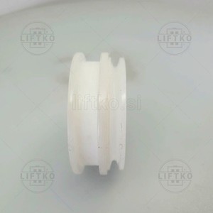 Top Door Roller Ø70x26/10mm, Rectangular Groove, For Axle Ø10mm KONČAR